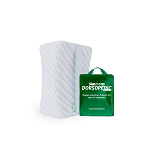 Coussin Entre Jambes DORSOPEDIC 26x21cm - Blanc