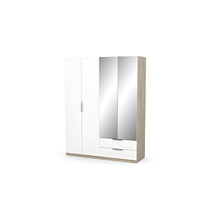 ARMOIRE GHOST 4 PORTES Et 2 MIROIRS Soldes rangements