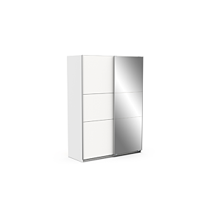 ARMOIRE GHOST 2 Portes coulissantes + Miroir Soldes rangements