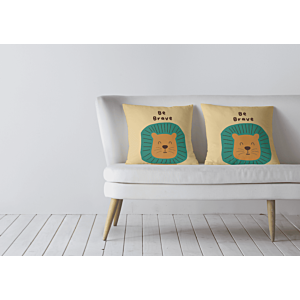 Coussin Enfant Lion – Multicouleur