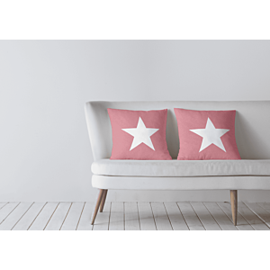 Coussin Enfant Étoile – Rose