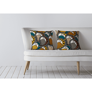  Coussin Artisanal 45X45CM - Multicouleur