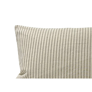 COUSSIN EXTERIEUR RAYÉ 45X45CM – Beige