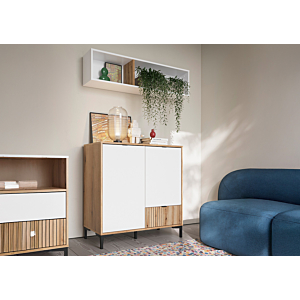 ETAGERE RICKO 2 NICHES - Chêne