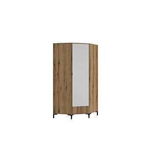 ARMOIRE DE COIN RICKO 1 PORTE - Chêne