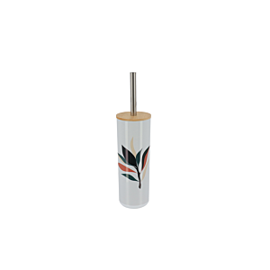 BROSSE WC FLORA - Blanc Salle de Bain
