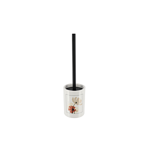 BROSSE TIGE INOX FLORA - Blanc Salle de Bain
