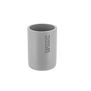 GOBELET PRESTIGE EN POLYRESINE - GRIS CLAIR Goblets et distributeurs de savon