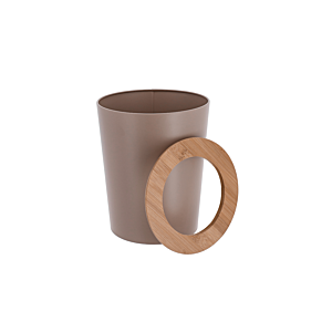 POUBELLE PRESTIGE EVASÉE 5L - CAPPUCCINO