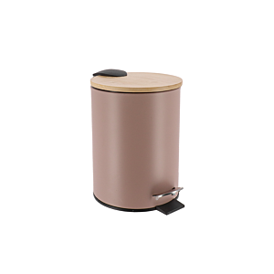 POUBELLE PRESTIGE AVEC FREIN DE CHUTE - CAPUCCINO Poubelles de salle de bain