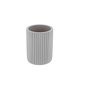 Gobelet STRIÉ Arrondi - Gris clair Goblets et distributeurs de savon