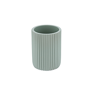 GOBELET STRIÉ ARRONDI - Vert Goblets et distributeurs de savon