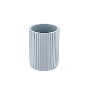 GOBELET STRIÉ - Bleu clair Goblets et distributeurs de savon