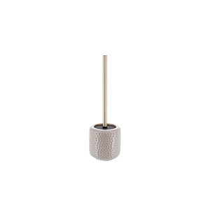 BROSSE WC ECAILLE EN GRÈS LAQUÉ - BEIGE Brosses WC