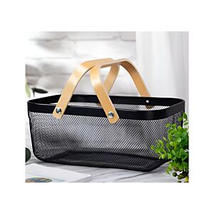 PANIER DE RANGEMENT RECTANGULAIRE - NOIR