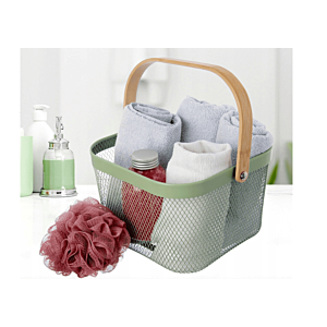 PANIER DE RANGEMENT CARRÉ - KAKI