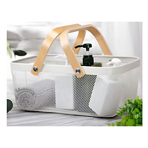 PANIER DE RANGEMENT RECTANGULAIRE - BLANC