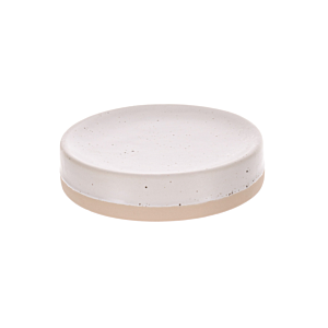 Porte Savon Moucheté - Blanc / Beige Portes savon