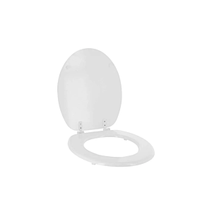 ABATTANT WC 18 POUCES ATTACHES PLASTIQUES - BLANC
