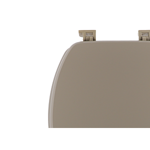 ABATTANT WC 18 POUCES ATTACHES PLASTIQUES - TAUPE