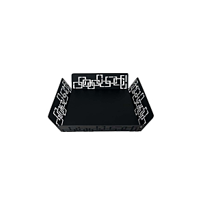 PANIER CARRÉ AJOURÉ - NOIR