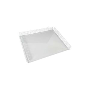 PLAT DE PRESENTATION ZINE 40CM - BLANC Serviteurs