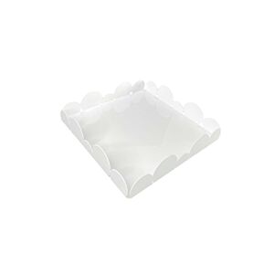 PLAT DE PRESENTATION NOS BUBBLE - BLANC Serviteurs