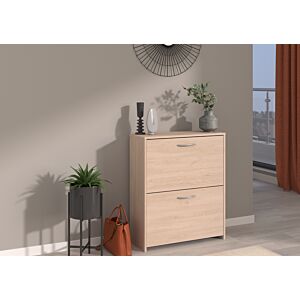 Meuble À chaussures EASYLIFE 2 ABATTANTS - Chêne
