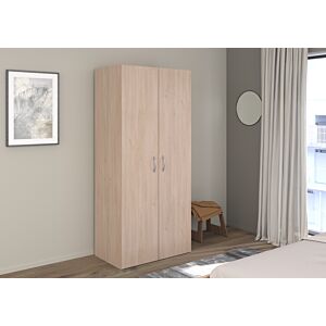 ARMOIRE EASYLIFE 2 PORTES - Chêne