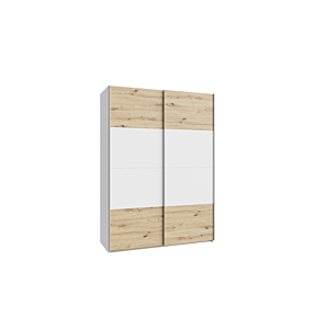 ARMOIRE SCHATTMATT - Blanc Chêne Armoires rangements
