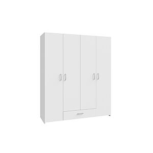 ARMOIRE ECONOBOX 4 Portes - Blanc