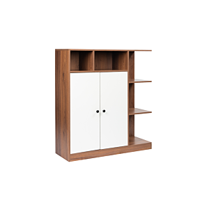 MEUBLE MULTIFONCTIONS DREAM 5 Niches - Chêne / Blanc Meuble multifonctions rangements