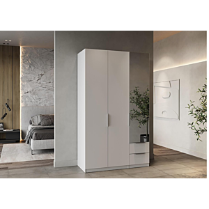 Armoire GHOST 3 Portes - Blanc