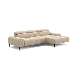 Canapé D'angle Droit THEO - Beige