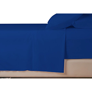 DRAP PLAT COTONELLE - BLEU