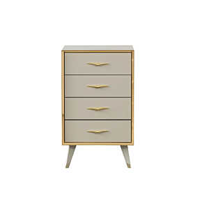 Commode CHENTO - Beige / Doré