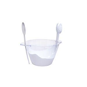 Ensemble de service à salade 4,3 L - Blanc Préparations culinaires Ramadan