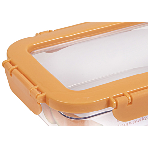 Boîte alimentaire hermétique 600ml - Pêche