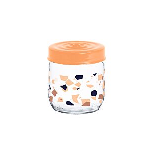 Bocal décoré 425 ml - Multicouleur Rangement cuisine