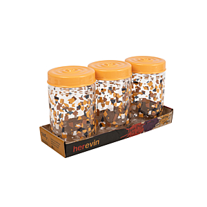 Bocal décoré 660 ml - Multicouleur
