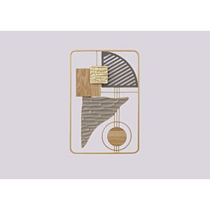 Décoration Murale 40.0x59.7x3.2 – Multicouleur