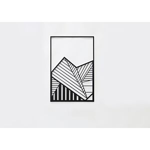 Décoration Murale 40.0x59.7x1.9 - Noir
