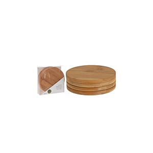 Set De 4 Sous Verres - Beige