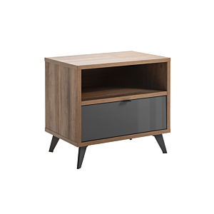 Table De Chevet INFINITO - Marron / Gris Promos printemps