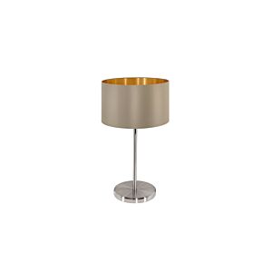 Lampe De Table MASERLO - Taupe / Or Lampe de table