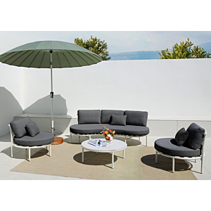 Salon De Jardin COMFORT ZONE - Gris Foncé