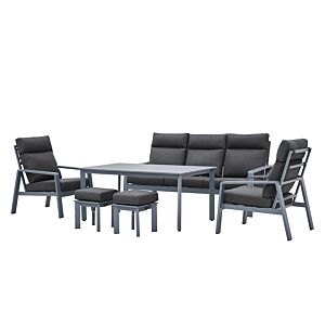 Salon De Jardin PARADISE - ANTHRACITE Meubles jardin