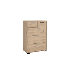 COMMODE SOFIA 5 Tiroirs - Chêne