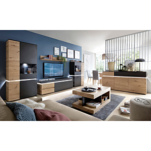 Table Basse LUCI - Artisan Oak / Gris