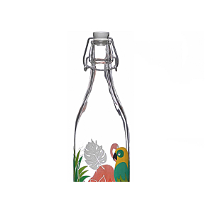 Bouteille En Verre 1L - Multicouleur